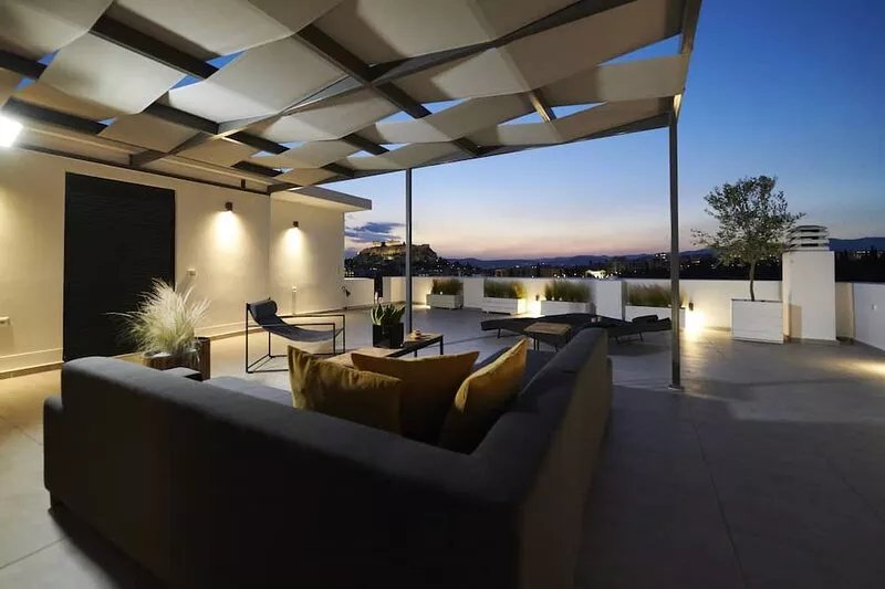 Ma Maison Acropolis Mansion,Penthouse N°7, Roof Garden, Acropolis view, 500 Mbps
