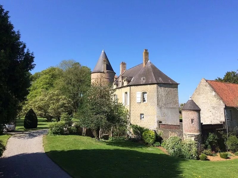 cottage in the park of a castle(manor)