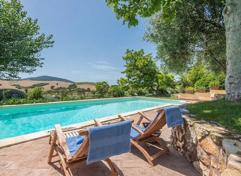 Tuscany: XVIII  century Villa, with swimming-pool and private park, sea view