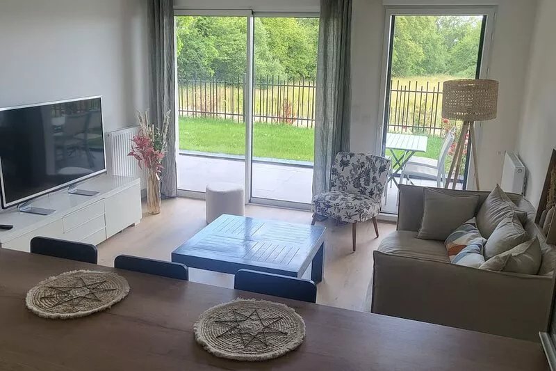 Appartement, 2 ch Avec Jardin Calme