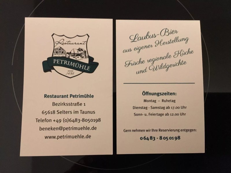 Restaurant Petrimuhle