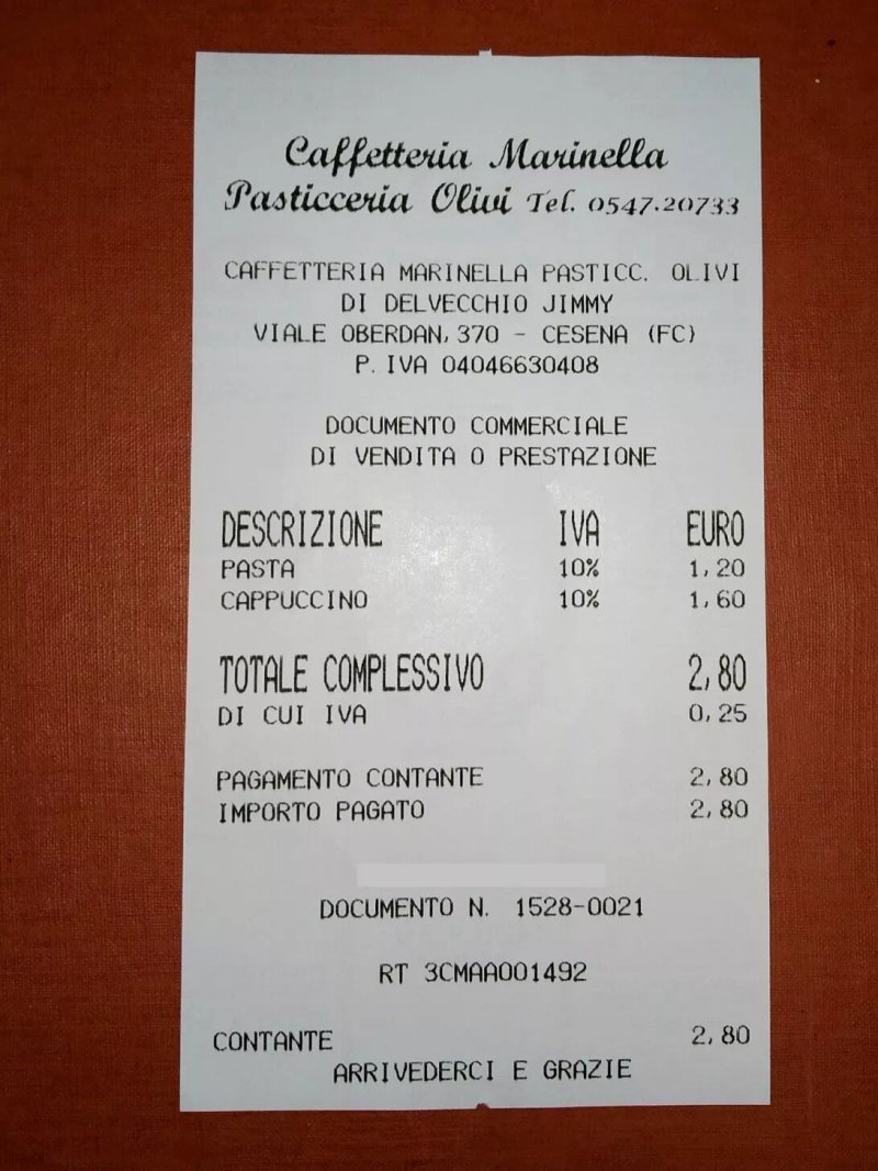 Pasticceria Olivi Caffetteria Marinella