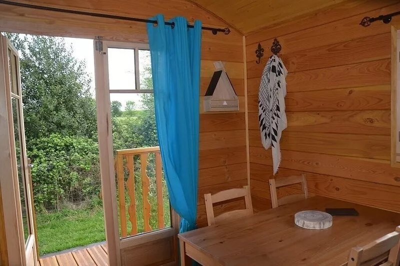 Rest and well-being in a comfortable gypsy caravan 1/2 hour from Honfleur and