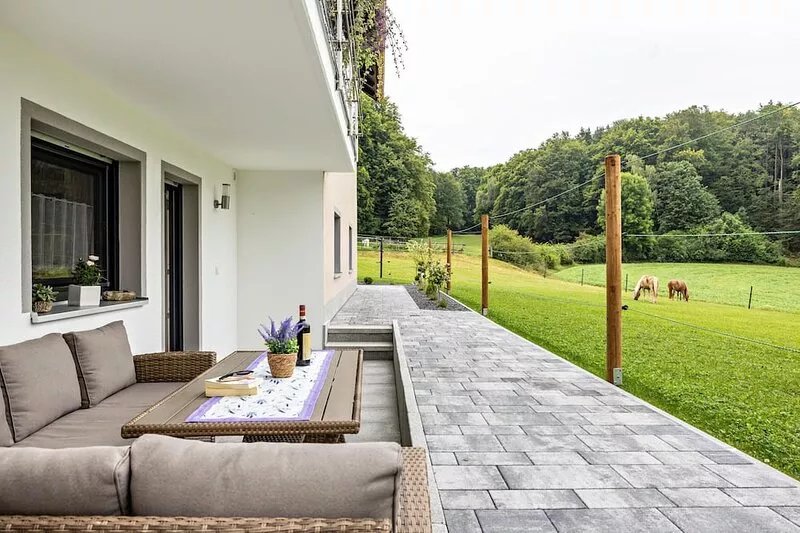 Apartment 'Brunnerhof Urlaub Auf Dem Land' with Terrace and Shared Garden