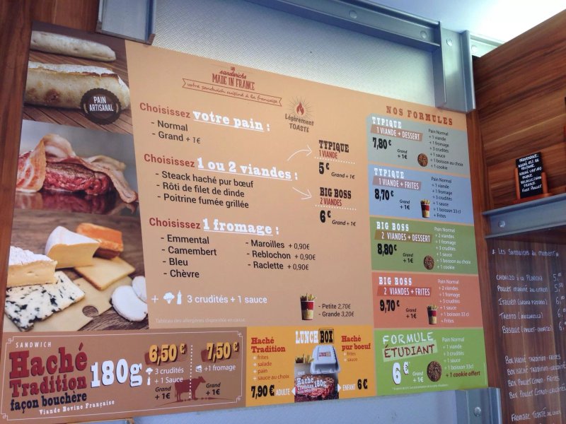 Sandwicherie Made in France Lille