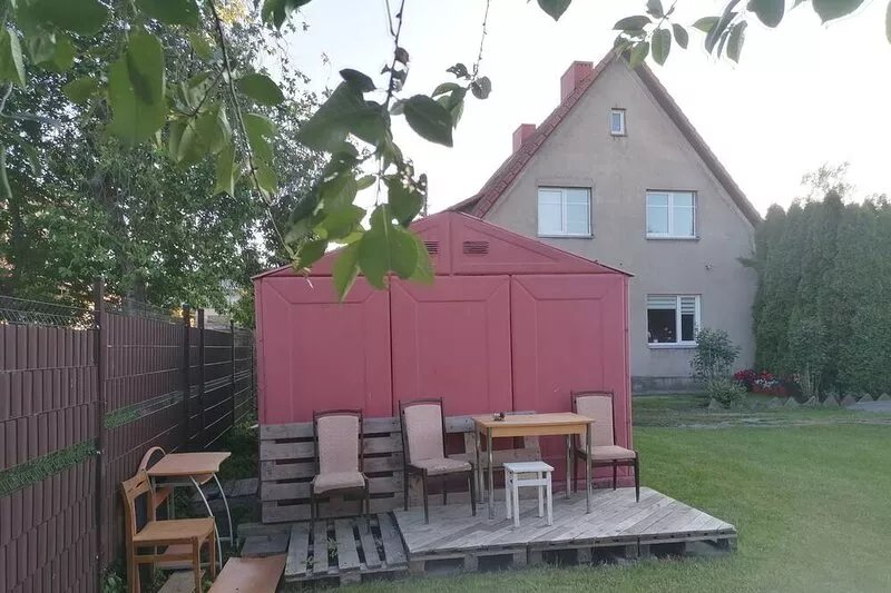 A short walk from the international ferry port, Arena, shopping centre, old town