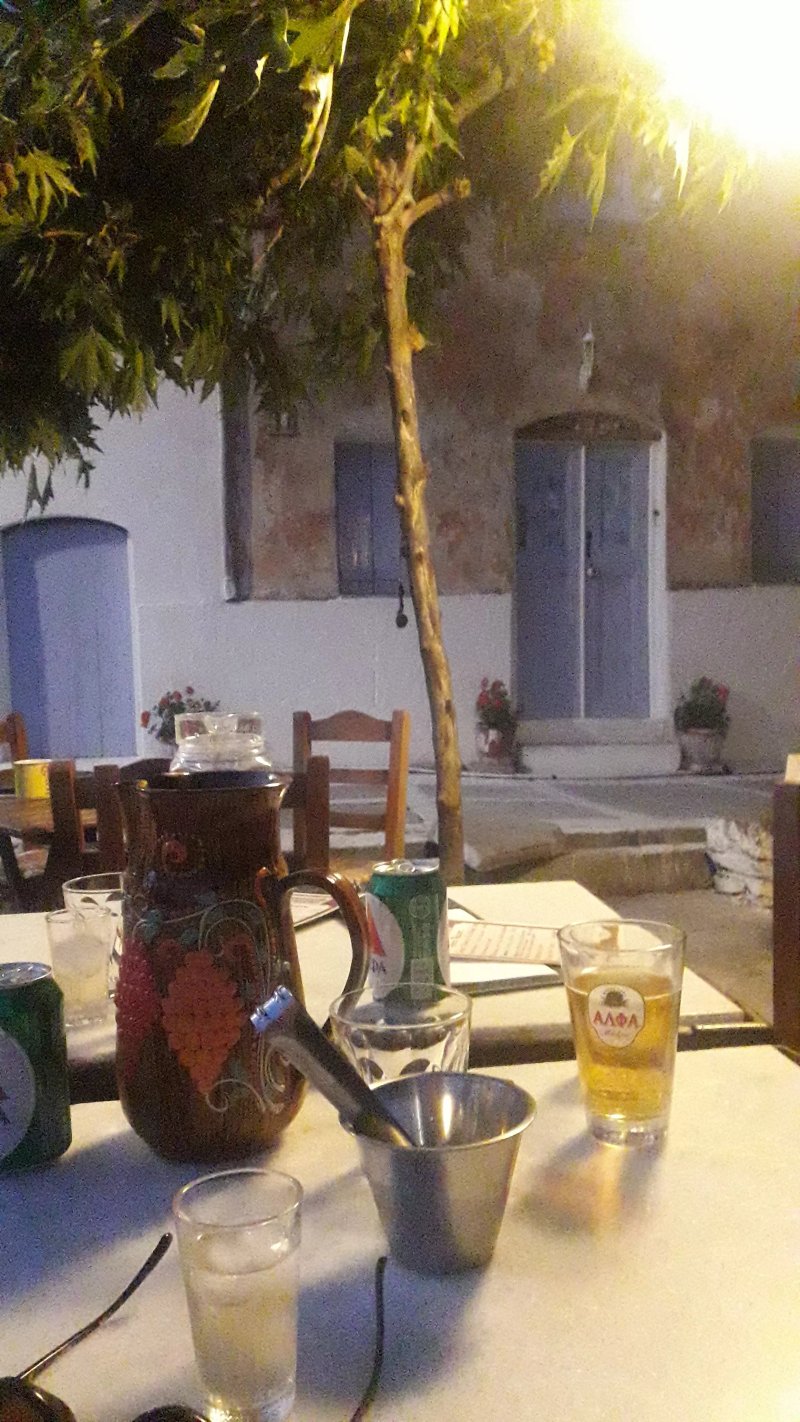 Traditional Cafe at Myli Naxos