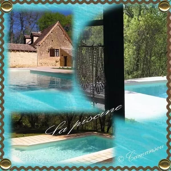 Perigordian stone house with exclusive pool
