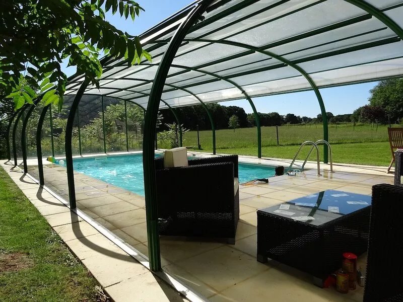 Stone house with private indoor swimming pool and sauna