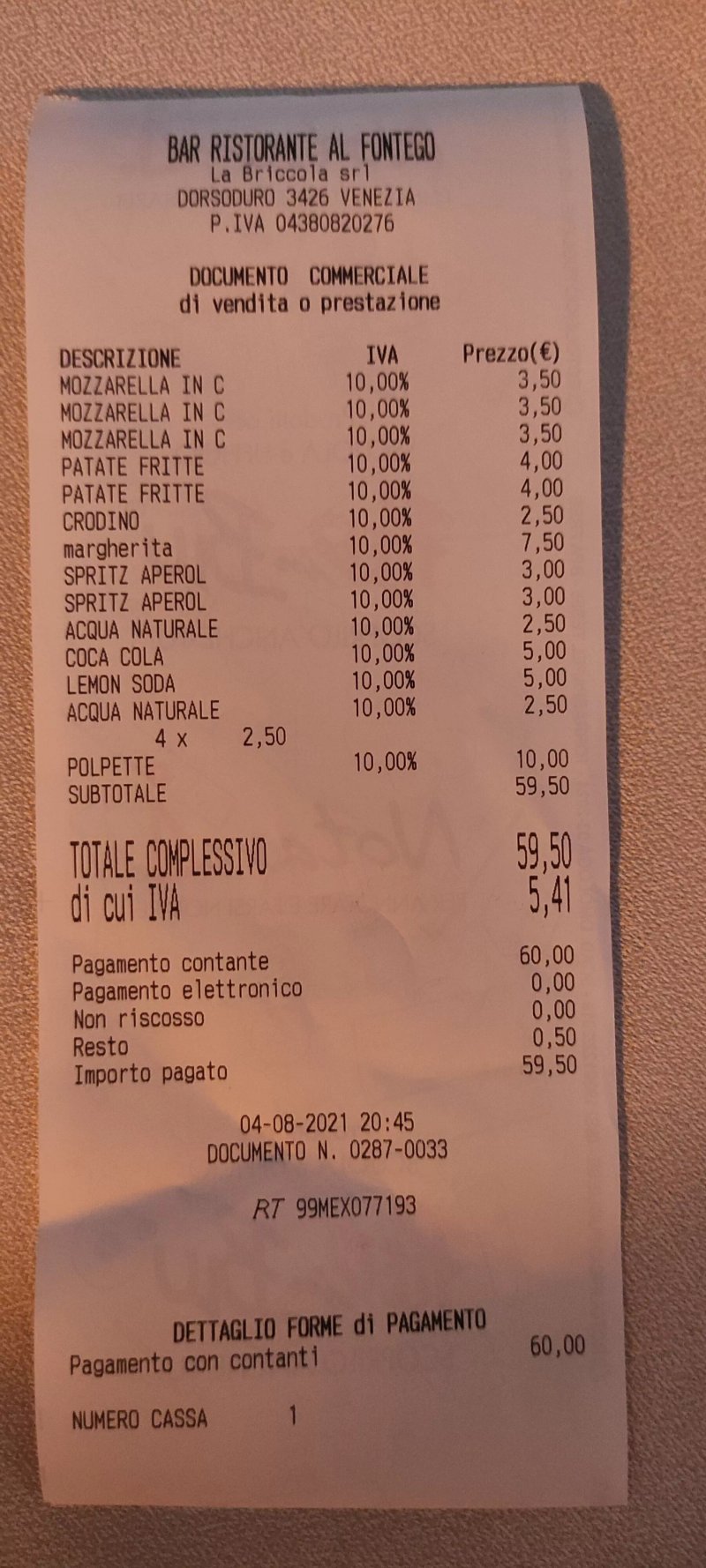 Al Fontego Bar & Restaurant