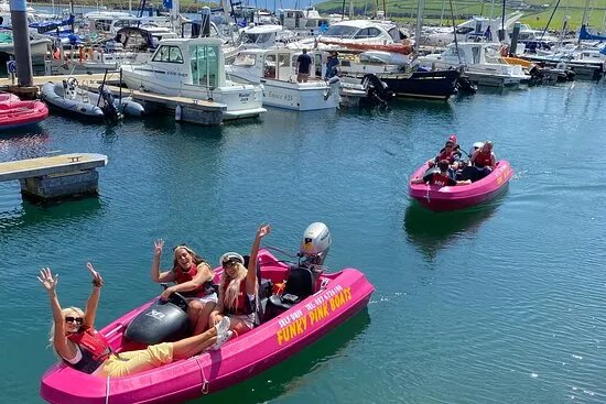 Funky Pink Boats