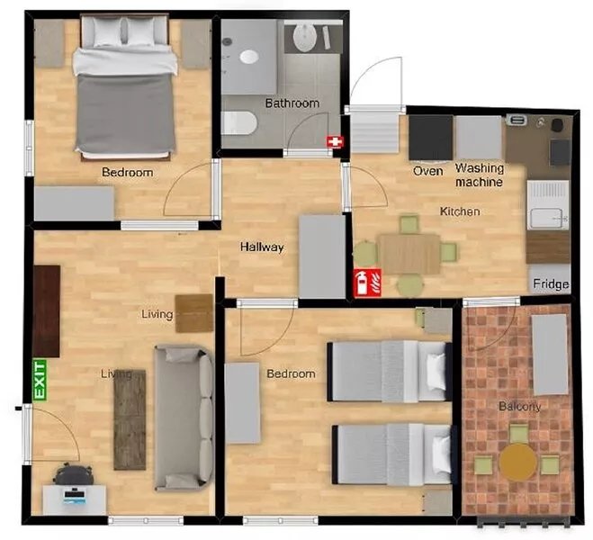 A family friendly home, in a quiet place, close to the centre and the beach!