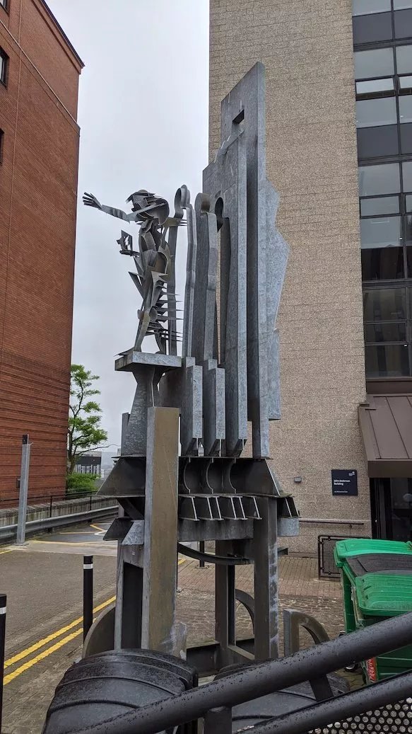 The Gift Of Science To Liberty Sculpture