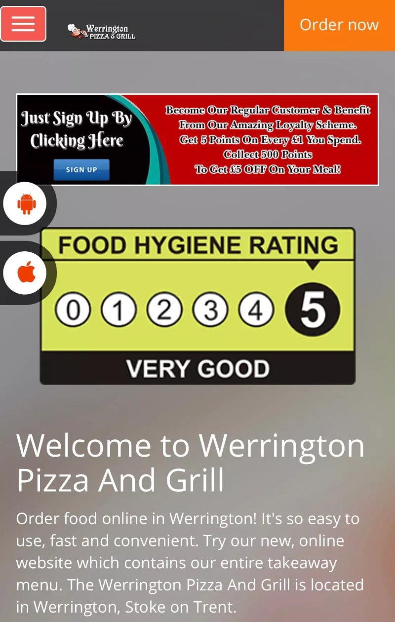 Werrington Pizza And Grill