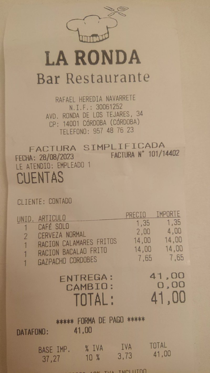 Bar Restaurante La Ronda