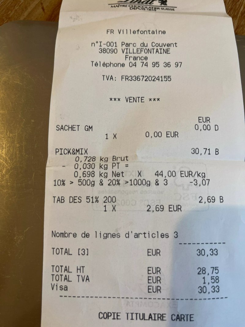 LINDT Maitre Chocolatier
