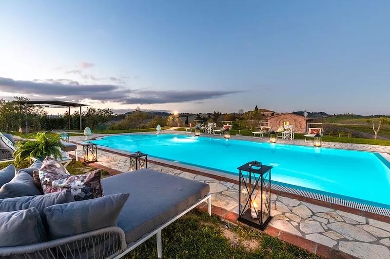 VILLA LAJATICO Farmhouse with Private Pool and the Most Exciting View over the
