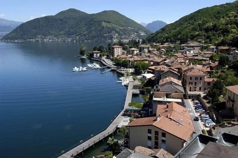 Villa Raggio di Sole is  a villa in  Porto Ceresio, Italy, on Lake Lugano