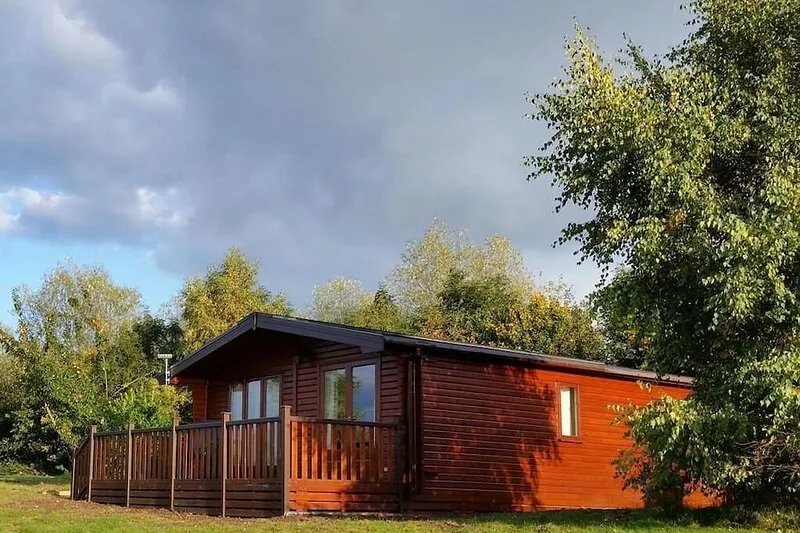 Chalet Log Cabin at The Log Cabin Glebe Farm