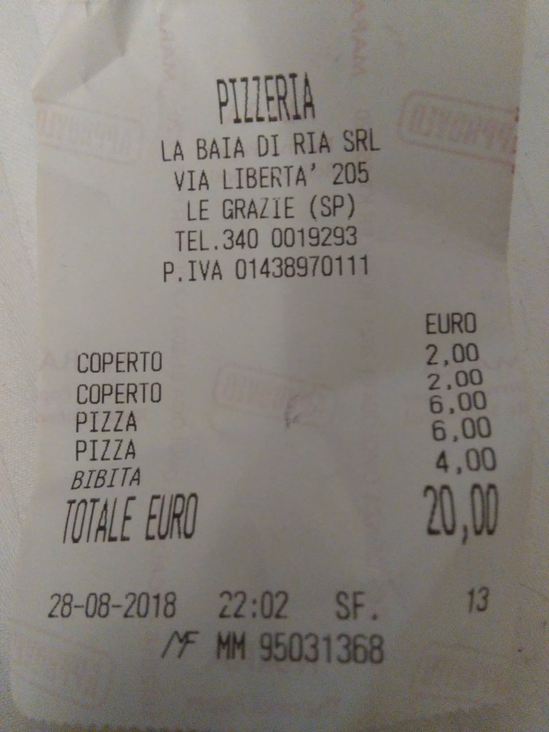 Trattoria La Baia Di Ria