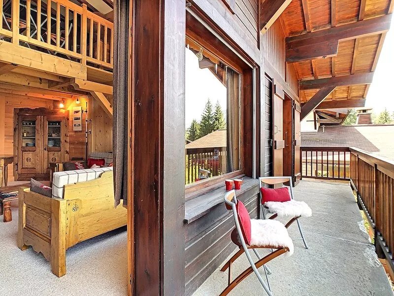 Megève ski resort at the foot of the slopes of Mt d'Arbois and Golf