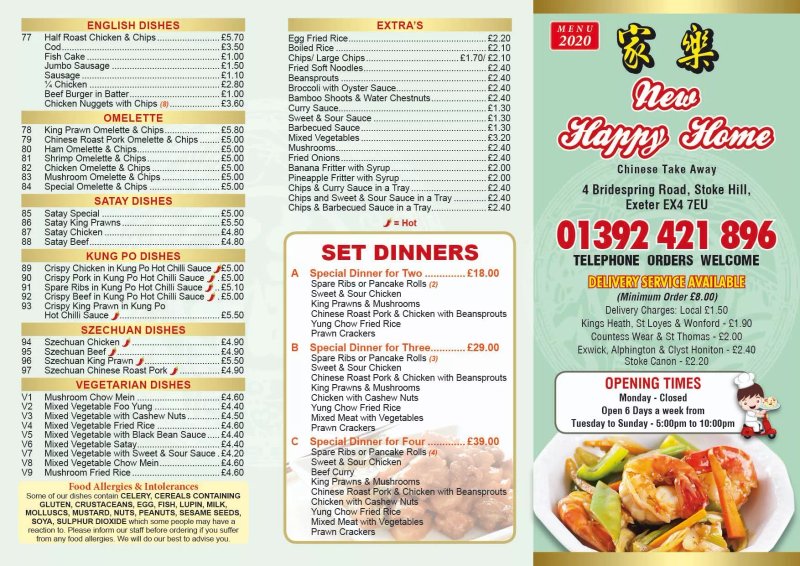 Happy Home Chinese Takeaway