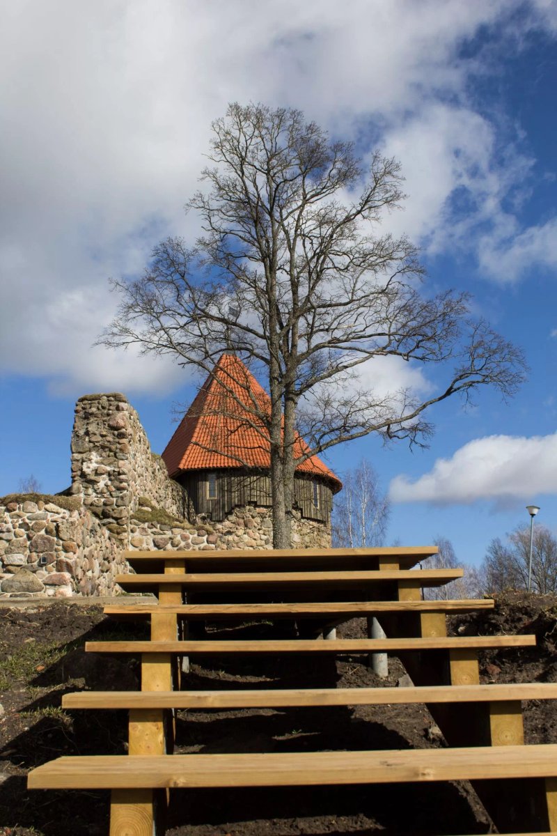 Aluksne Castle Island