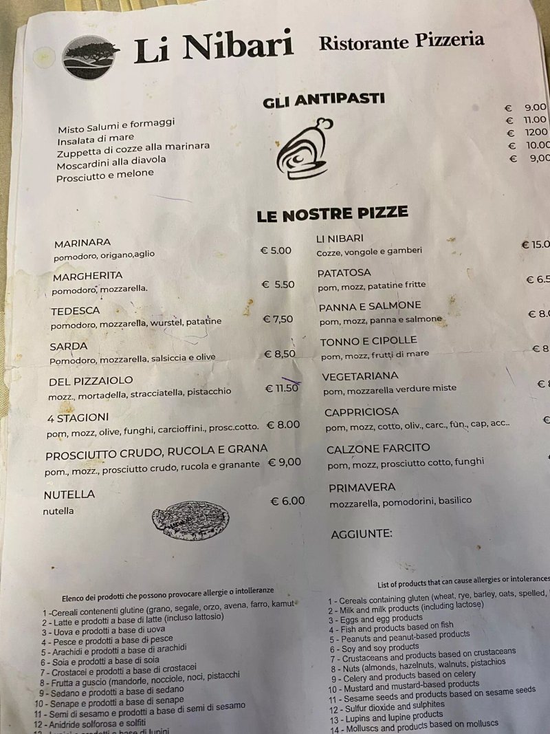 Ristorante Pizzeria Li Nibari