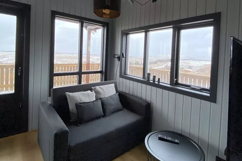 Cozy cabin near golden circle with panoramic views