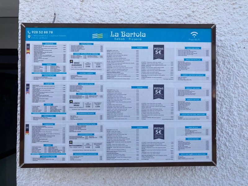 Pizzeria La Bartola
