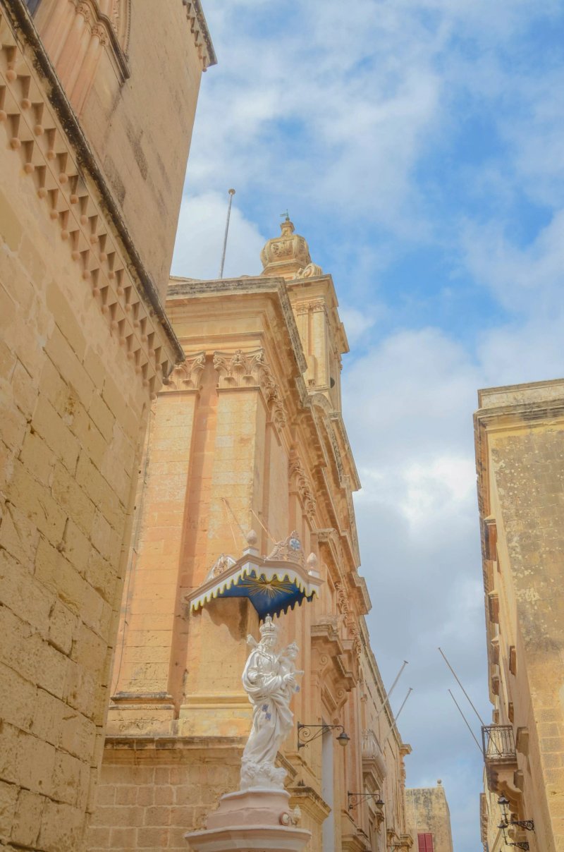 Statue Of The Madonna Of Mount Carmel