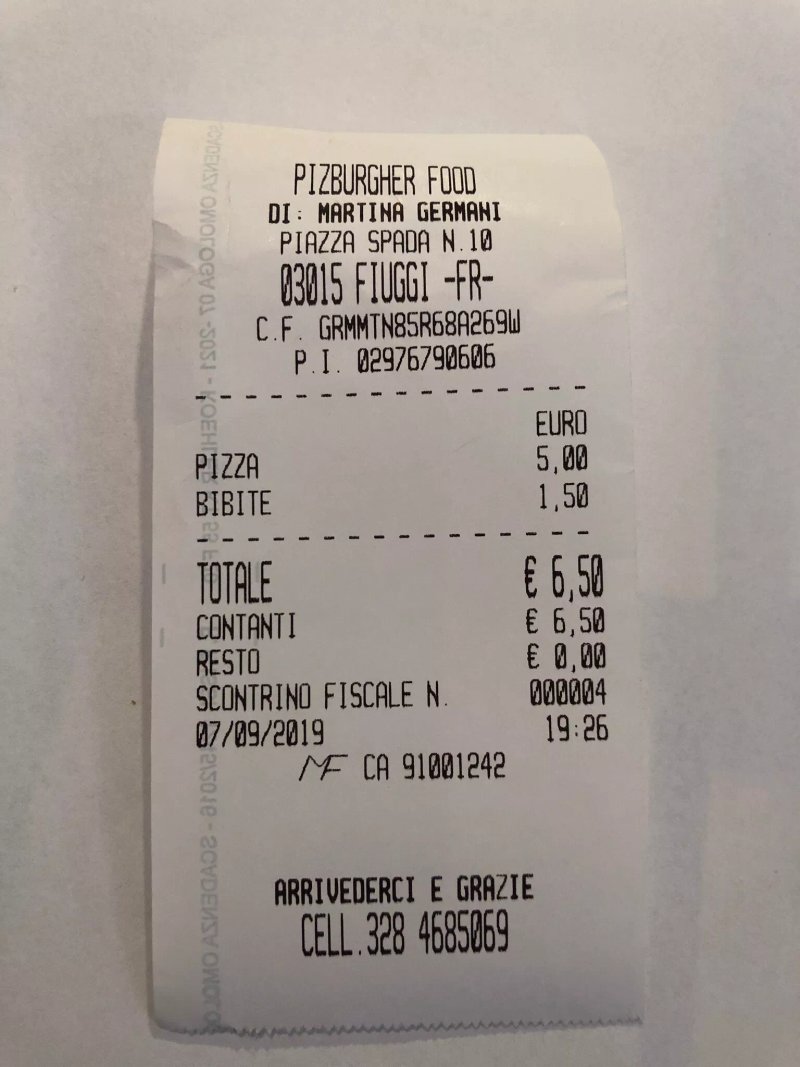 PizBurgher Food