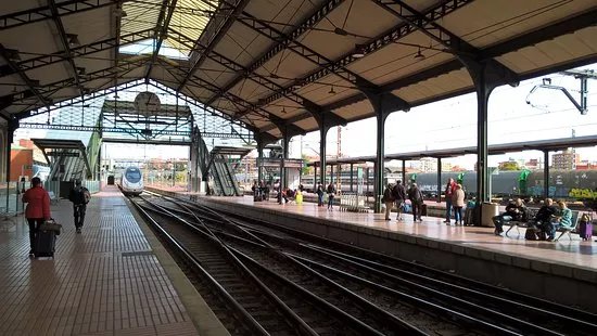 Estacion de tren del Campo Grande de Valladolid