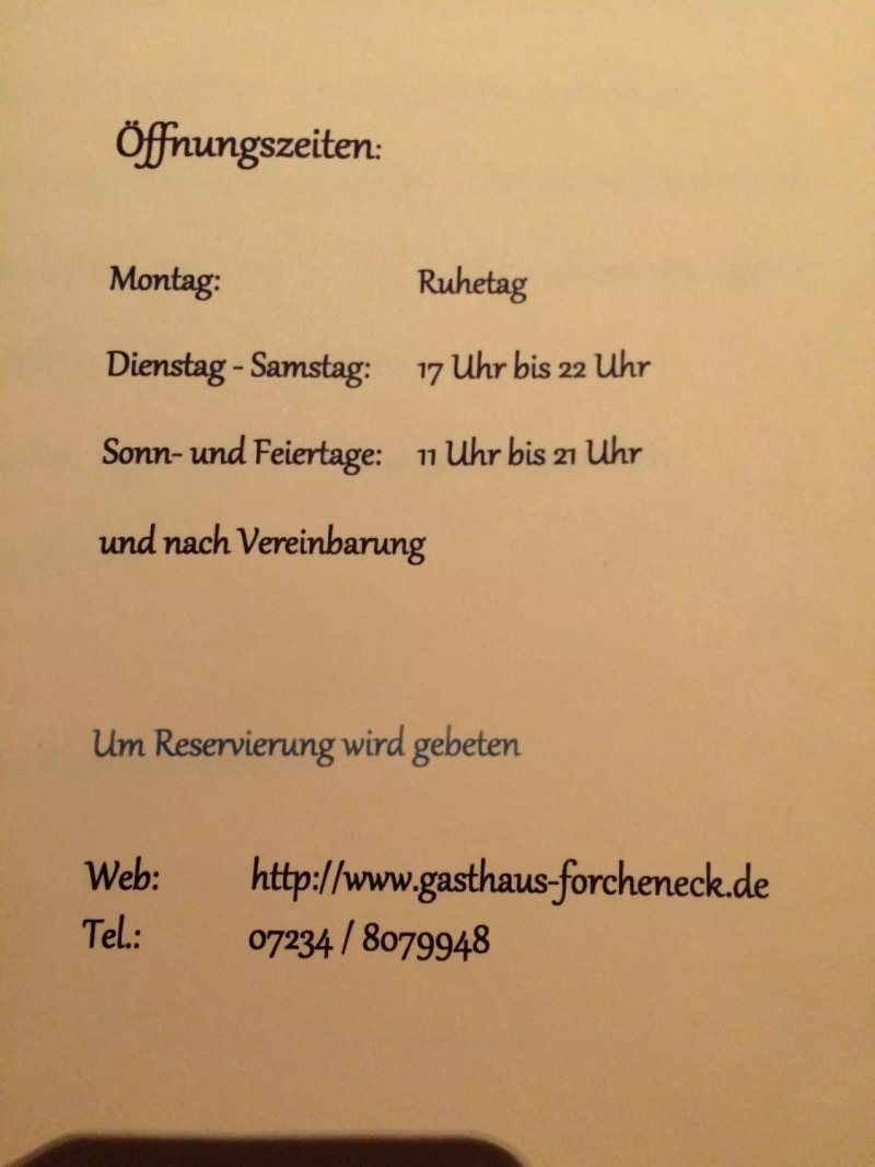 Gasthaus Zum Forcheneck