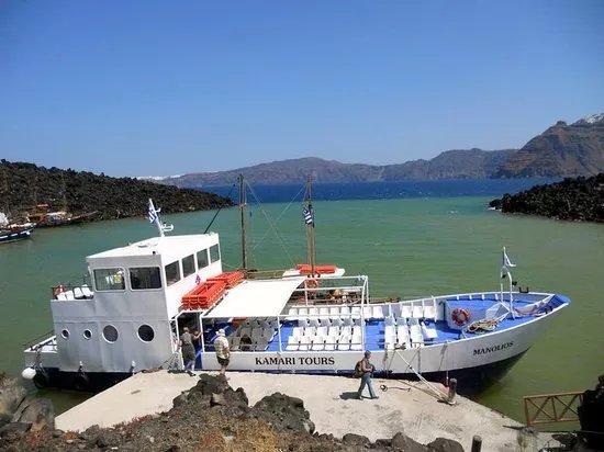 Full-Day Caldera Cruise: Volcano Island, Hot Springs, and Sunset at Oia
