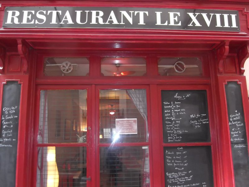 Restaurant Le XVIII
