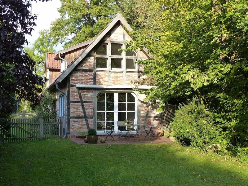 Beautiful half-timbered house with space for 5 people on the edge of a Rundling