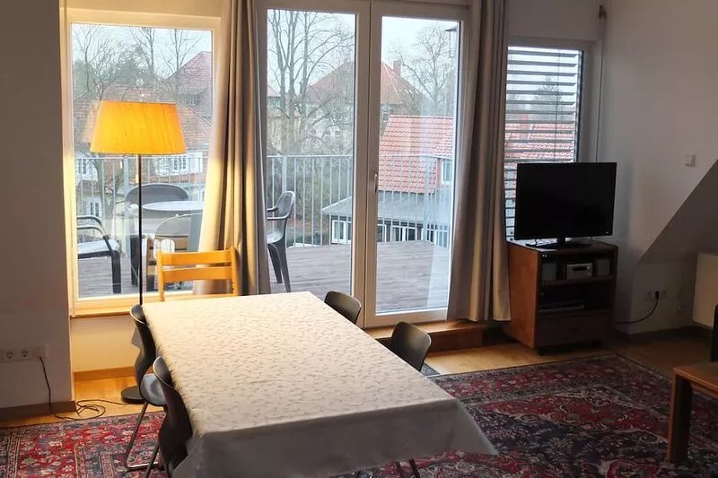 Modern, cozy apartment with a great view, also for business travelers
