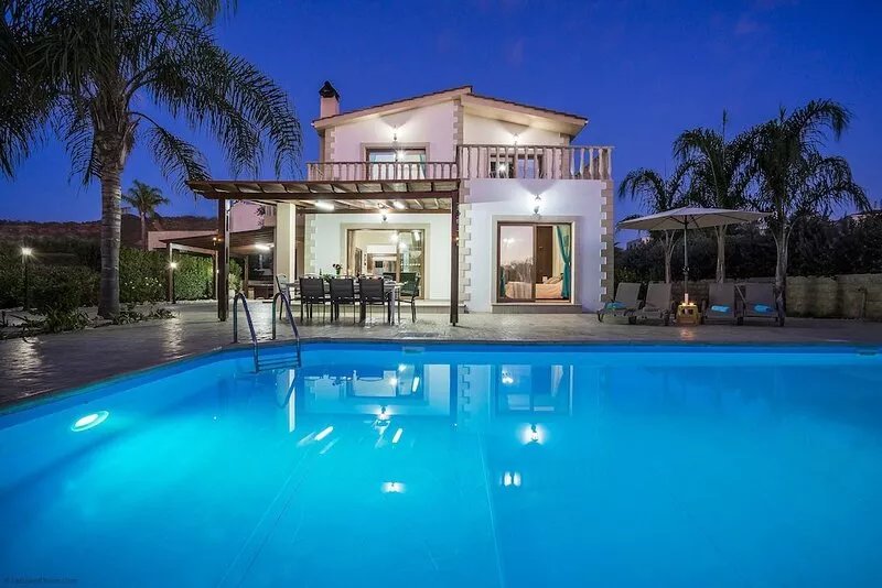 Villa Astro -  a beach villa with heated pool that sleeps 8 guests  in 4