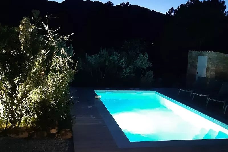"CASA NELLIA - NEW luxury villa - Sainte Lucie de PV. HEATED swimming pool.