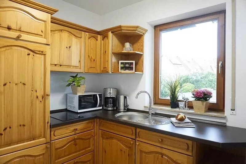 Bright, spacious vacation apartment with large south-east-facing balcony for a