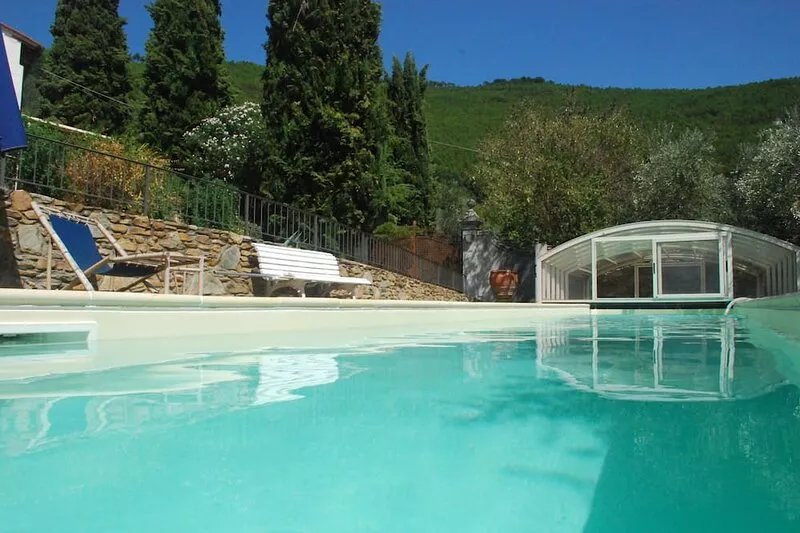On the Hills Pisa-Lucca, Poetic Villa Salt Pool, Pace, Nature, poetry