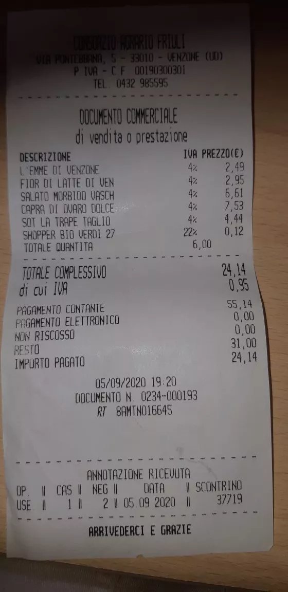 Latteria di Venzone - Spaccio Formaggi