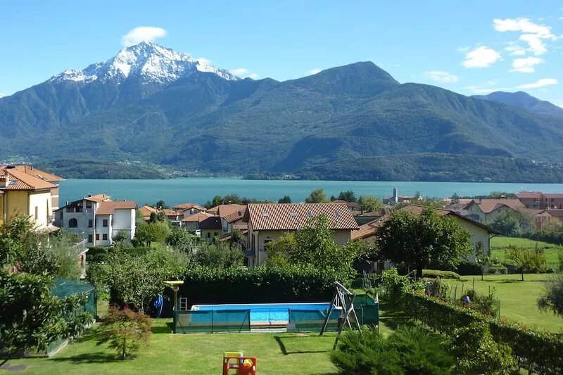 Terrace with breathtaking lake view