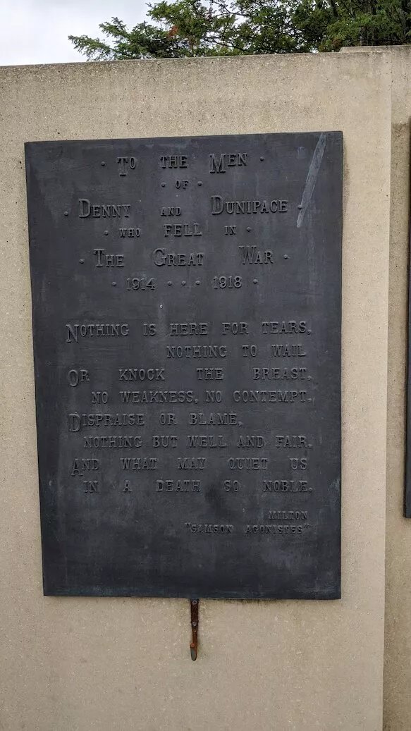 Denny War Memorial