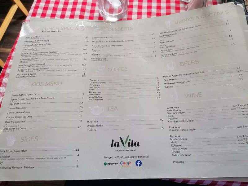 La Vita Italian Restaurant