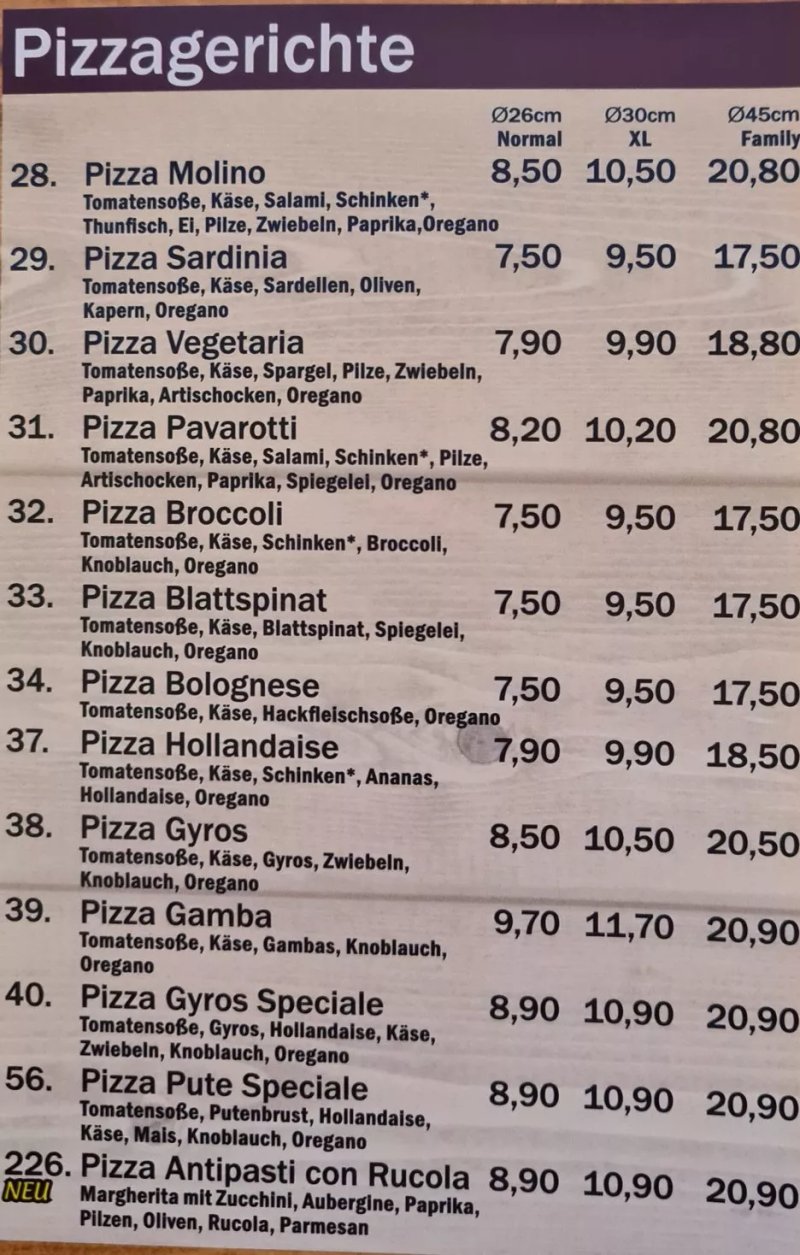 Pizzeria Molino