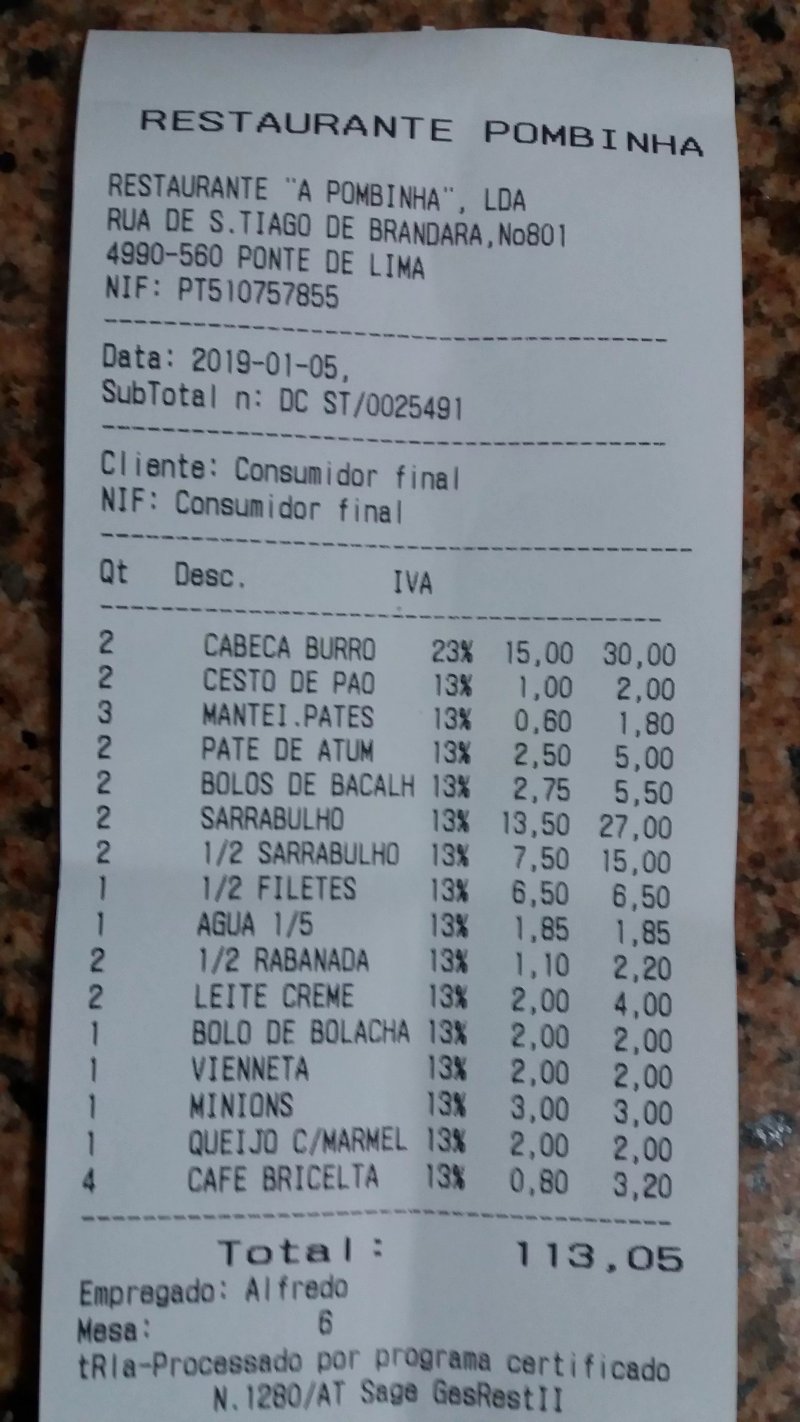Restaurante A Pombinha