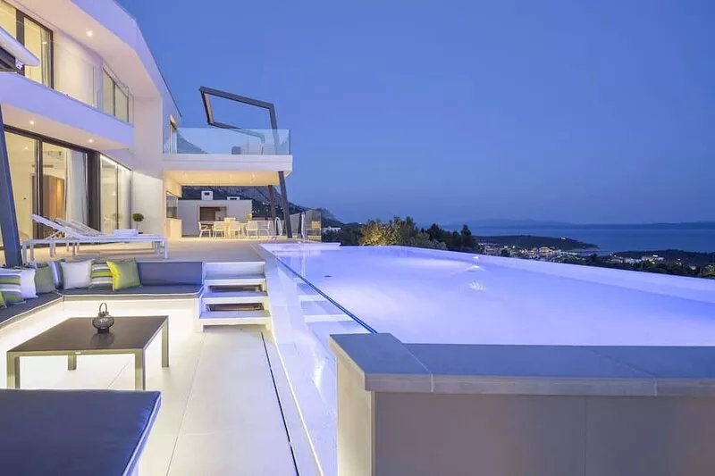 5*Familiy Villa,Seaview,Indoor&Outdoor Heated Pools+free airport transf up to 7p