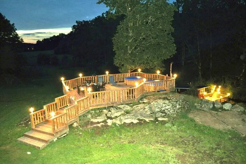 Fantastic nature, hot tub, sauna, boat on the lake, fishing paradise